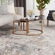 preview thumbnail 4 of 9, Arya Trellis Gray/ Light Blue Area Rug
