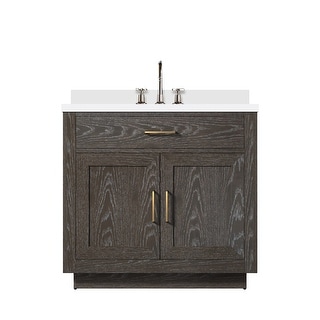 Abbey Bath Vanity with Cultured Marble Top, Sink and Faucet - Bed Bath ...
