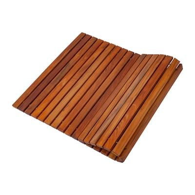 Premium Oiled Teak Wood String Tile 31.4"x19.6" - 31.4" x 19.6"