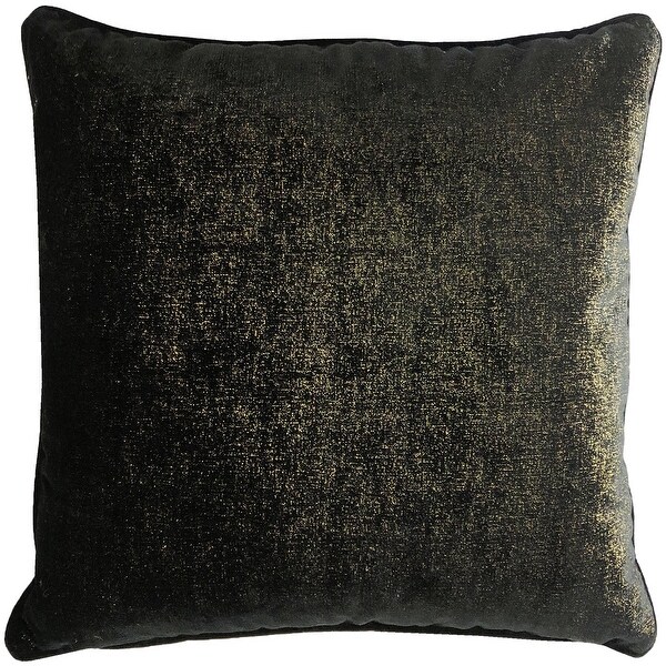 oversized black pillows