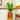 GDFStudio - Farmhouse Outdoor/Indoor 7.8" Self-Watering Round Planter Pot with Drainage Plug and Reservoir System