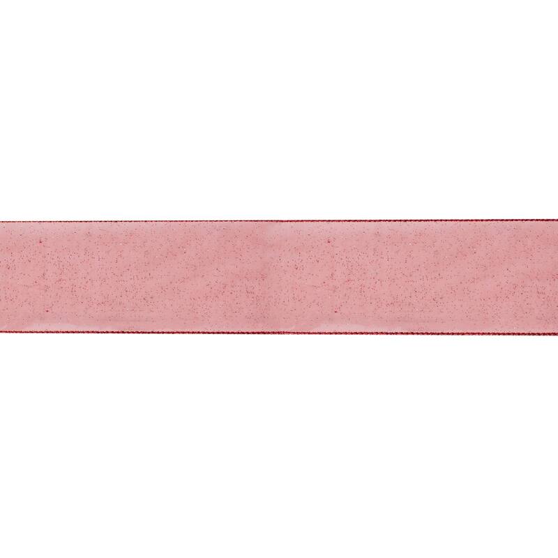 Club Pack of 12 Raspberry Red Wired Christmas Craft Ribbon 2.5" x 120 Yards