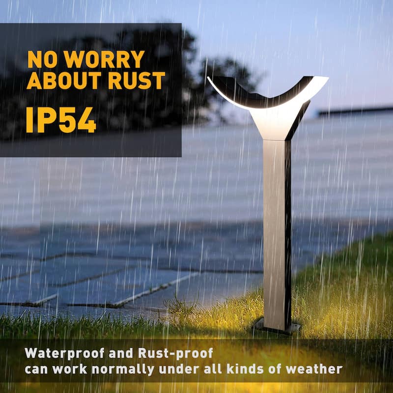 Inowel Light Outdoor Pathway Lights LED Lantern IP54 10W 500lm 3000K - 31.50in