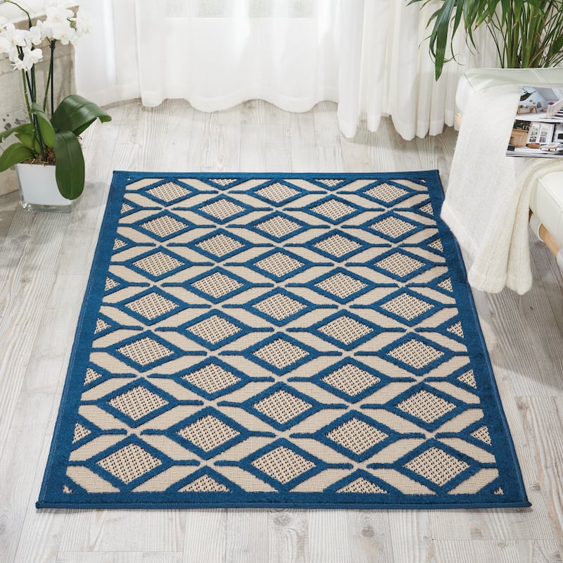 Nourison Aloha Geometric Indoor/Outdoor Area Rug