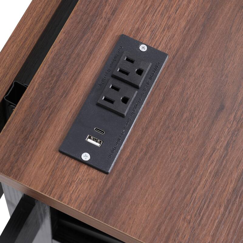 Kitchen Island with Drop Leaf, 3 Doors and 3 Drawers