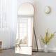 Arched Top Full-length Freestanding/ Leaning/ Hanging Wall Mirror - Gold-59×20