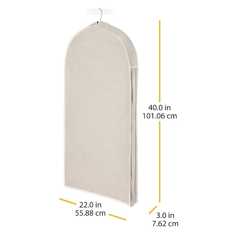 Whitmor Garment Bag - Natural Linen