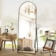 preview thumbnail 28 of 30, Metal Arch Full Length Mirror Floor Mirror Wall-Mounted 25X73 - Black