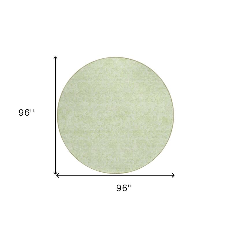HomeRoots Floral Transitional Rectangle Outdoor Rug