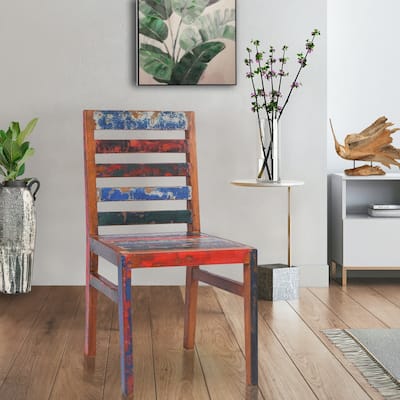 Chic Teak Marina Del Rey Dining Chair made from Recycled Teak Wood Boats