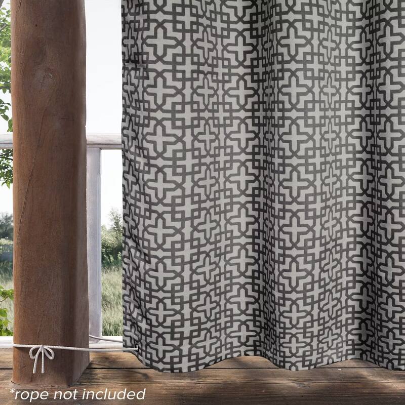 Outdoor Cabana Trellis Grommet Panel