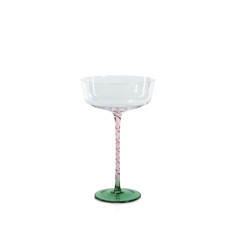Sachi Cocktail / Martini Glasses, Set of 4 - Green