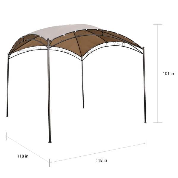 International Caravan Square 10 Foot Dome Top Gazebo International Caravan Square 10 Foot Dome Top Gazebo