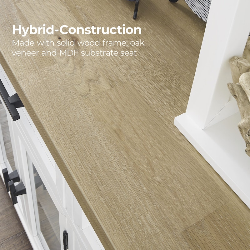 Signature Design by Ashley Ashbryn White/Natural Dining Server - 60" W x 19" D x 37" H