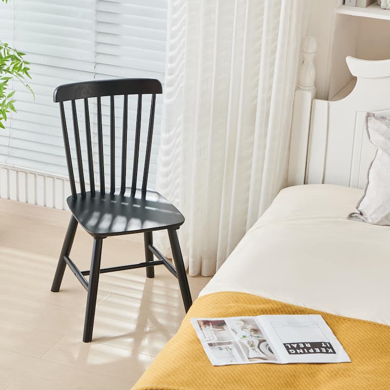 4 Pieces of Dining Chair,Rubber Wood Material, Dining Chair, Solid Wood Chair, Solid Wood Dining Table Chair, Living Room Chair