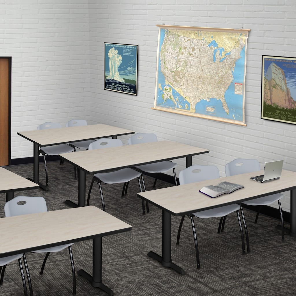 72" x 24" Training Table- Maple