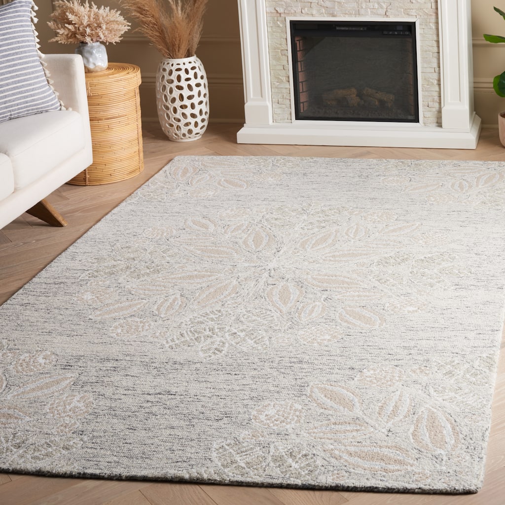 SAFAVIEH Handmade Jardin Hedie Country Wool Rug