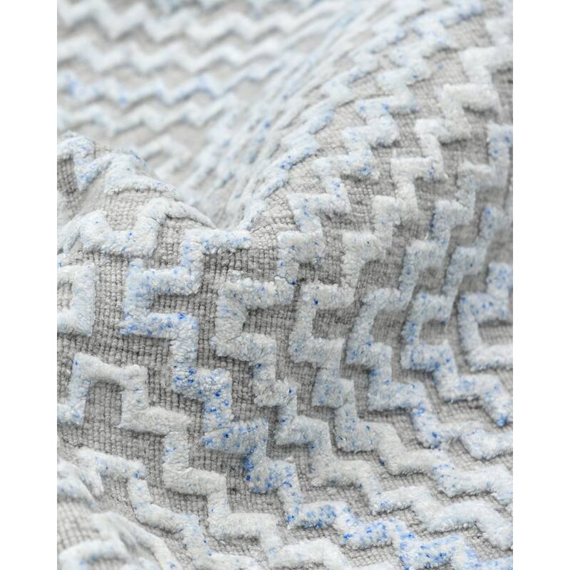 Overton Handmade Modern Contemporary Geometric Area Rug