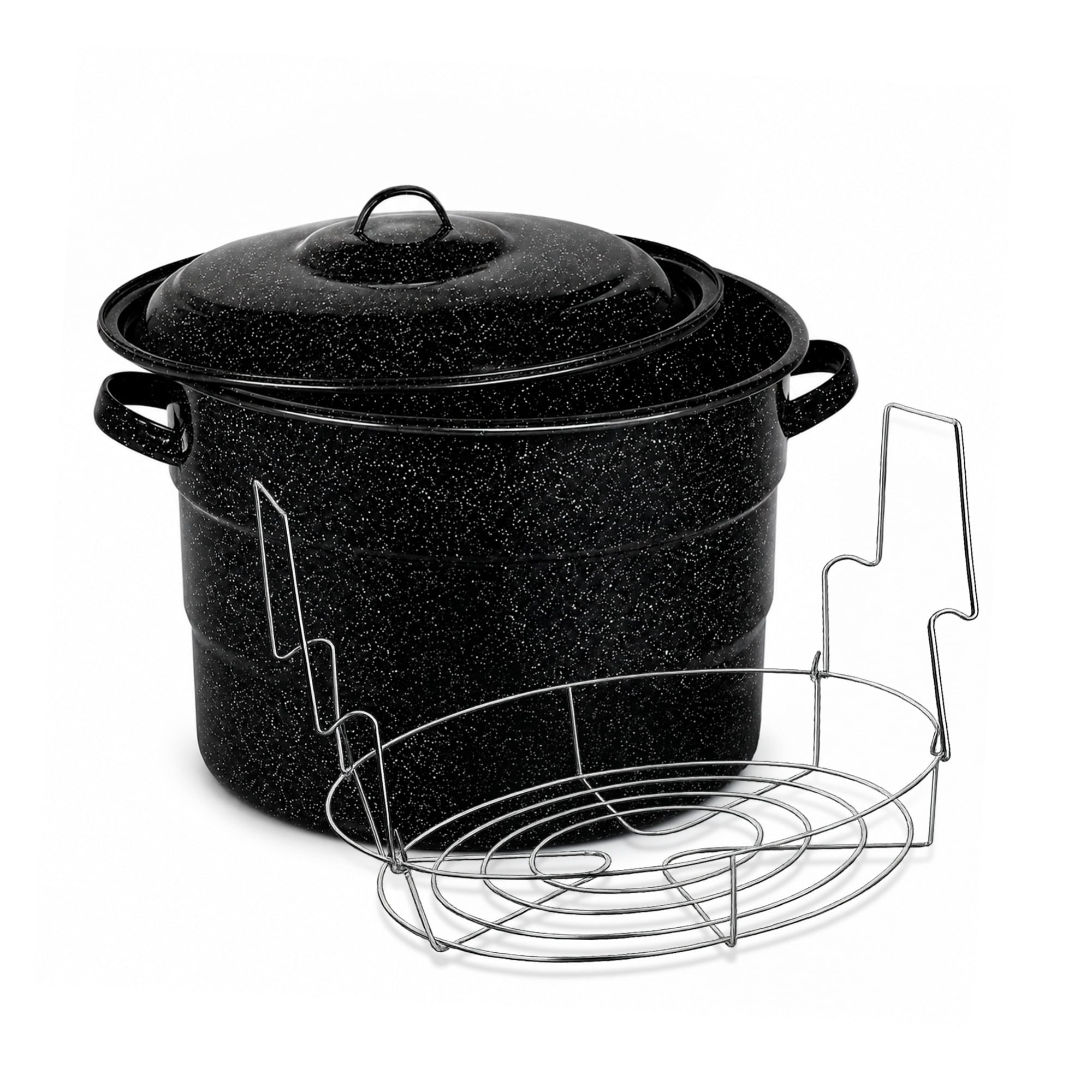 Granite Ware Canning Pot Porcelain Enamel Steel Core 21 Quart Boiling