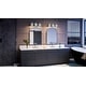 preview thumbnail 2 of 4, Luxury Vinatge Bath Light, 9"H x 24"W, with Farmhouse Style, Polished Chrome, BWP4312 by Urban Ambiance - 24