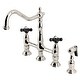 preview thumbnail 10 of 28, Duchess Bridge Kitchen Faucet Polished Nickel