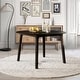 preview thumbnail 1 of 5, CraftPorch Transitional Drop-Leaf Dining Table Black