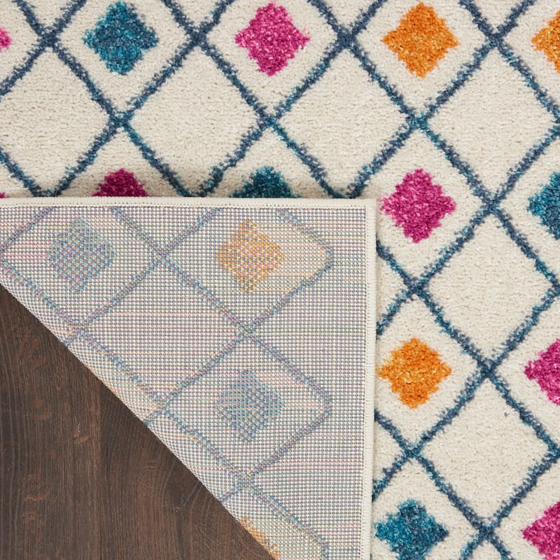 Nourison Passion Moroccan Geometric Diamond Area Rug
