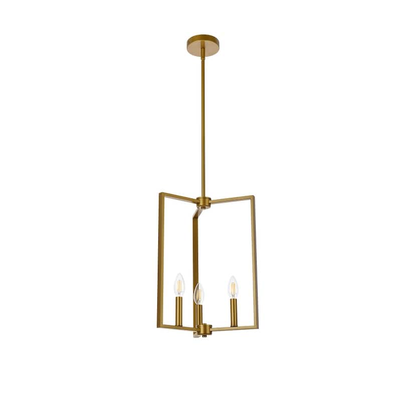 Viola 3 Light Pendant in black - 14 Inch