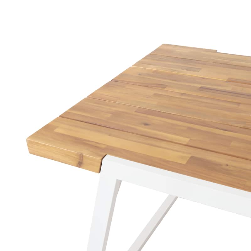 Gaylor Outdoor Acacia Wood Dining Table by Christopher Knight Home