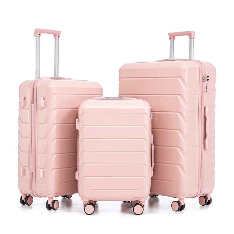 Three pcs/set in ABS Spinner Wheel Luggage
