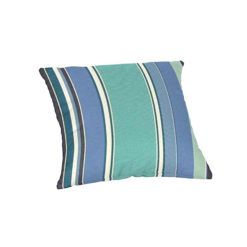 Sunbrella 16-inch Square Striped Outdoor Throw Pillow