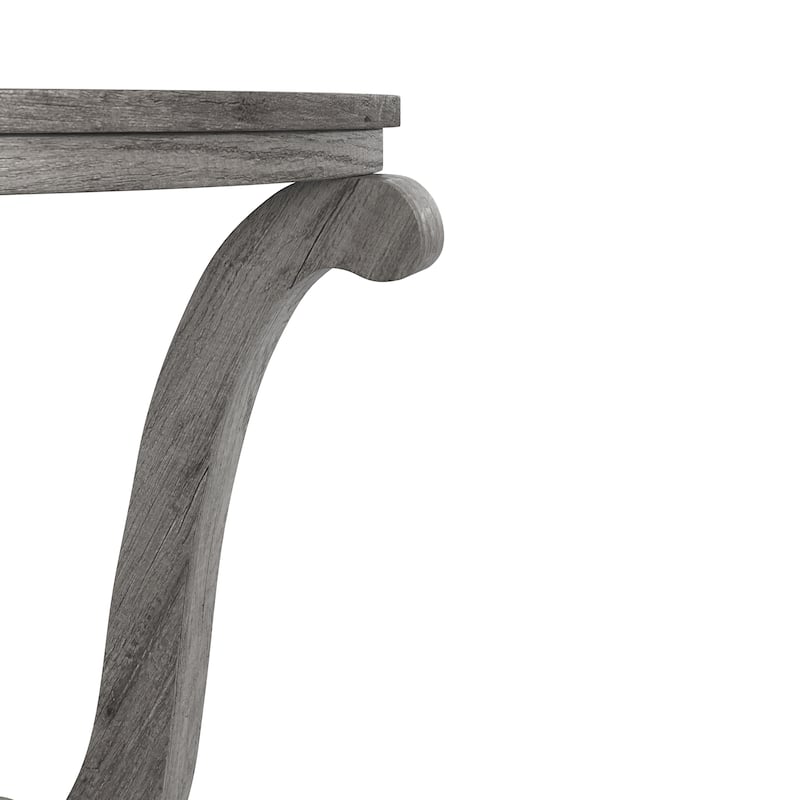 DH BASIC Farmhouse Vintage Grey Oak 25-inch End Table by Denhour