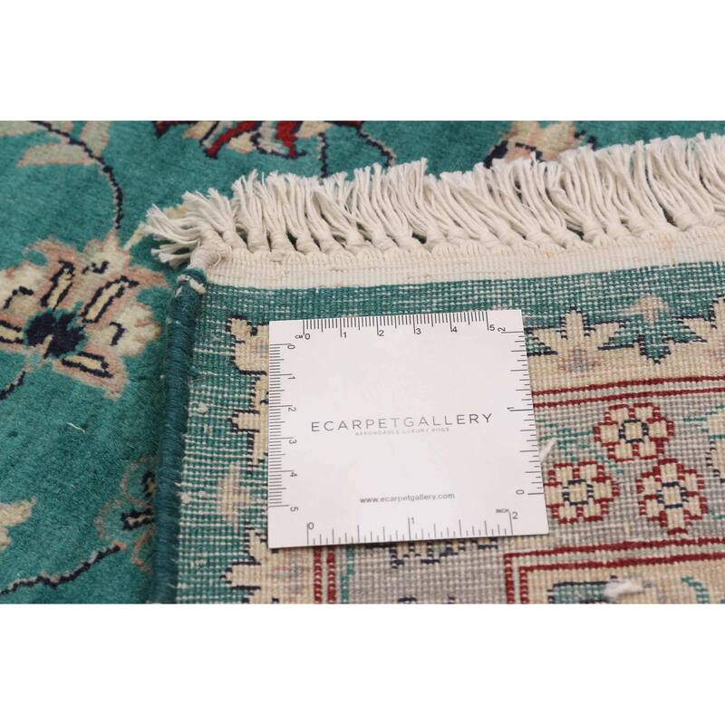 ECARPETGALLERY Hand-knotted Pako Persian 18 Of 20 Teal Wool Rug - 9'1 x 12'4