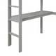 preview thumbnail 92 of 91, Modern Solid Wood Loft Bed with Built-in Desk, Safety Ladder