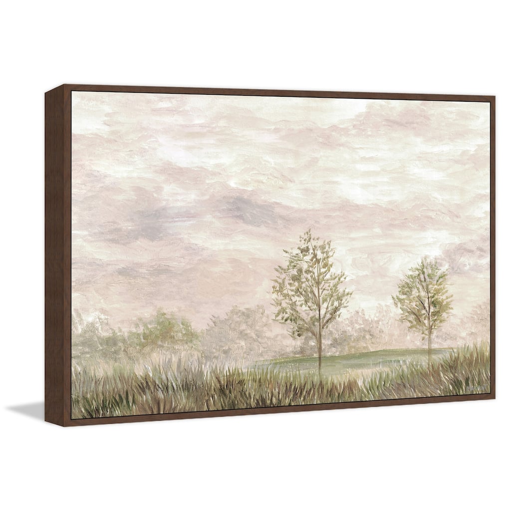 Beauty of Silence Floater Framed Print on Canvas