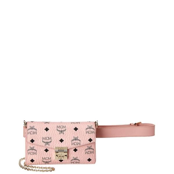 Shop Mcm Patricia Visetos Belt Bag Overstock 30054841
