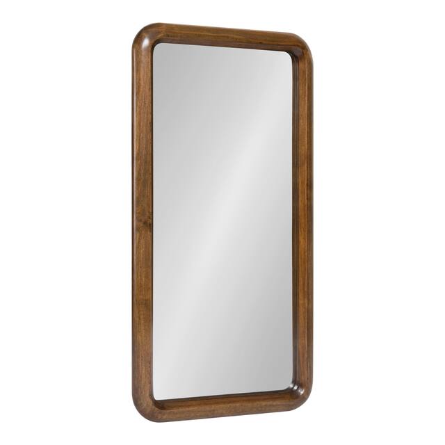 Kate and Laurel Pao Framed Wood Wall Mirror