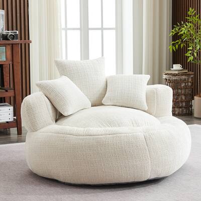 Bean Bag Chairs for Adults/Teens,Bean Bag Lazy Sofa with Ultra Soft Chenille Cover for Living Room