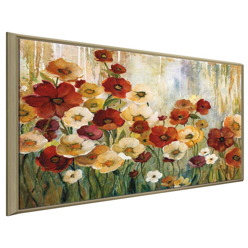 "Garden View" by Carol Robinson Print on Floating Canvas