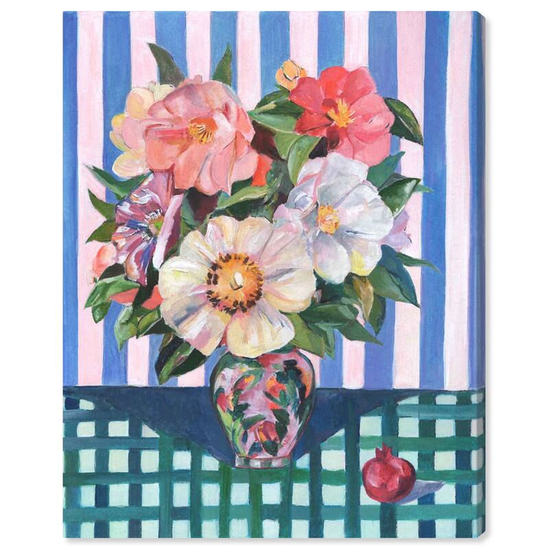 Wynwood Studio Canvas Floral and Botanical Bella Artistry Purple and Lavender Modern & Contemporary Wall Art Canvas Print