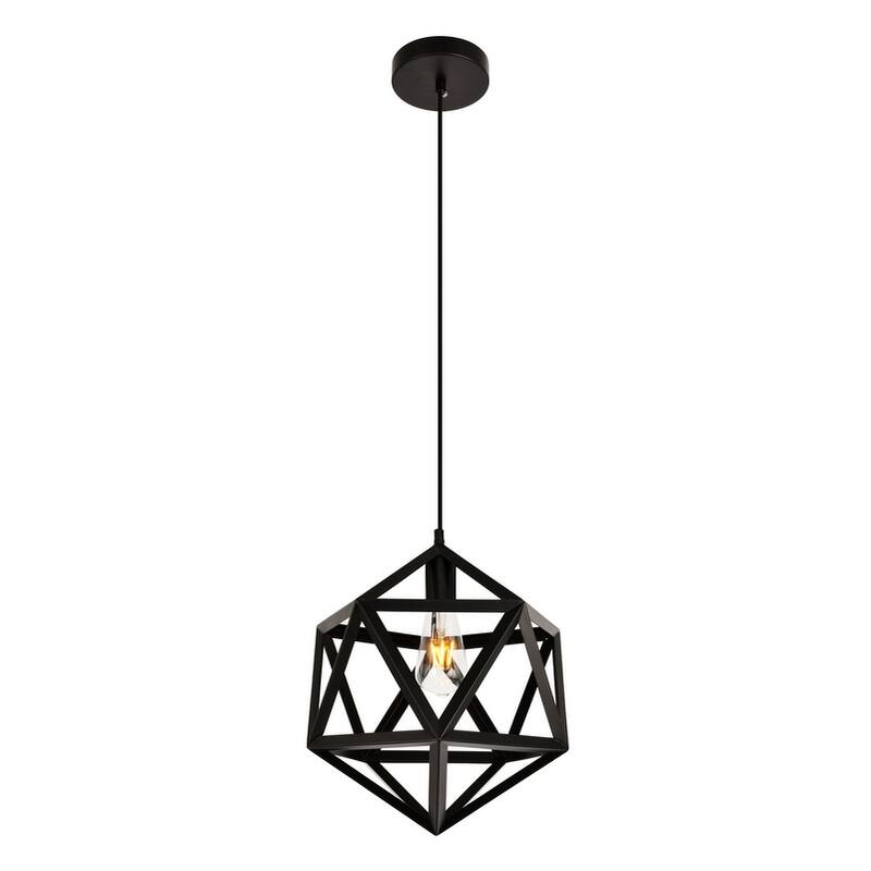 Redmond Collection Pendant D13.0'' H14.6 Lt:1 Black Finish
