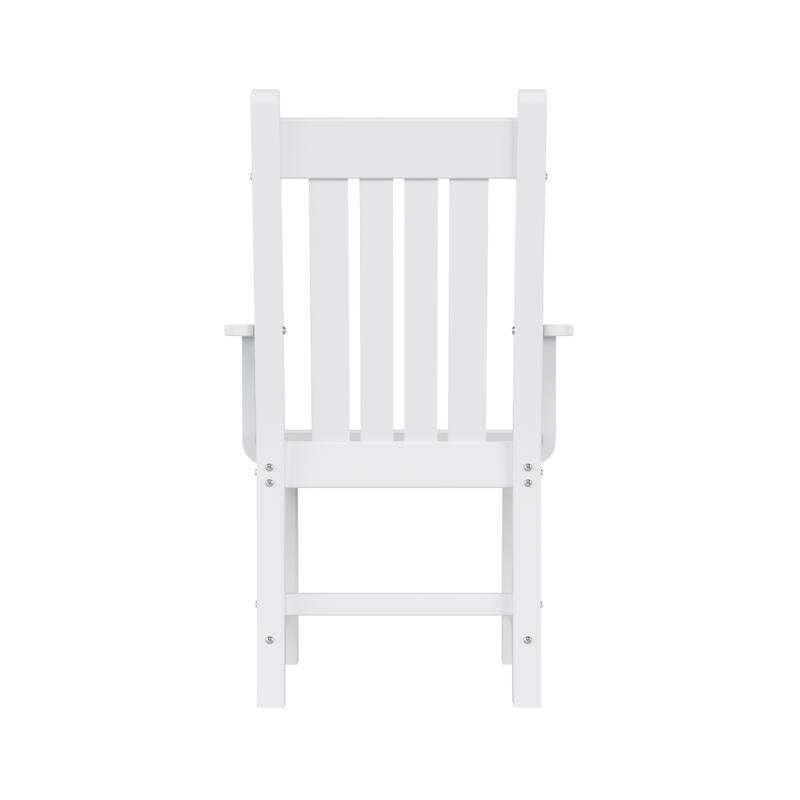 Laguna Hdpe All Weather Outdoor Patio Dining Chair With Arms