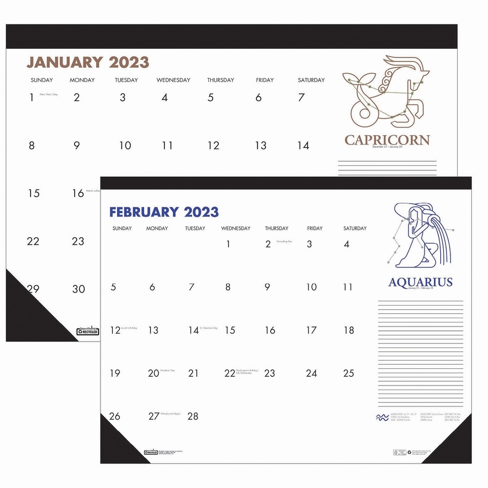 Desk Calendars