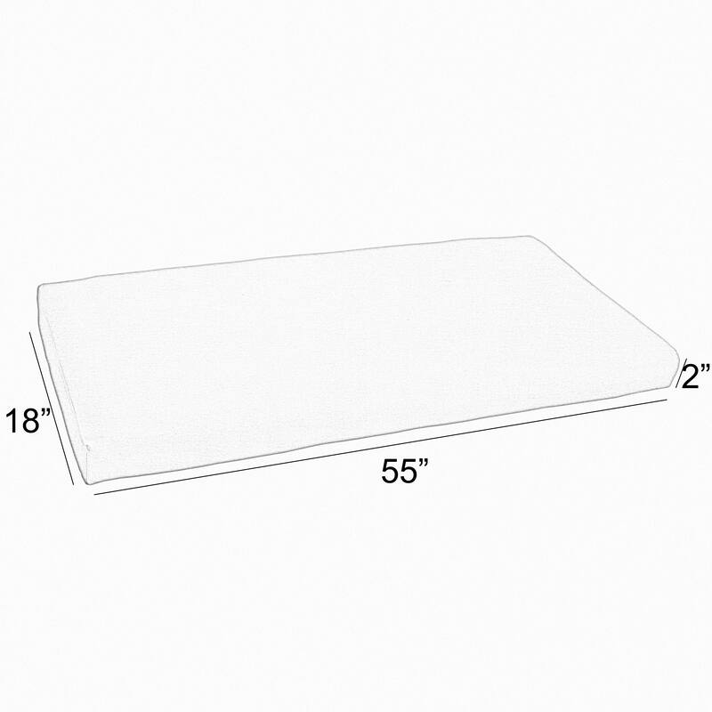 Blue Indoor/ Outdoor Bristol Bench Cushion