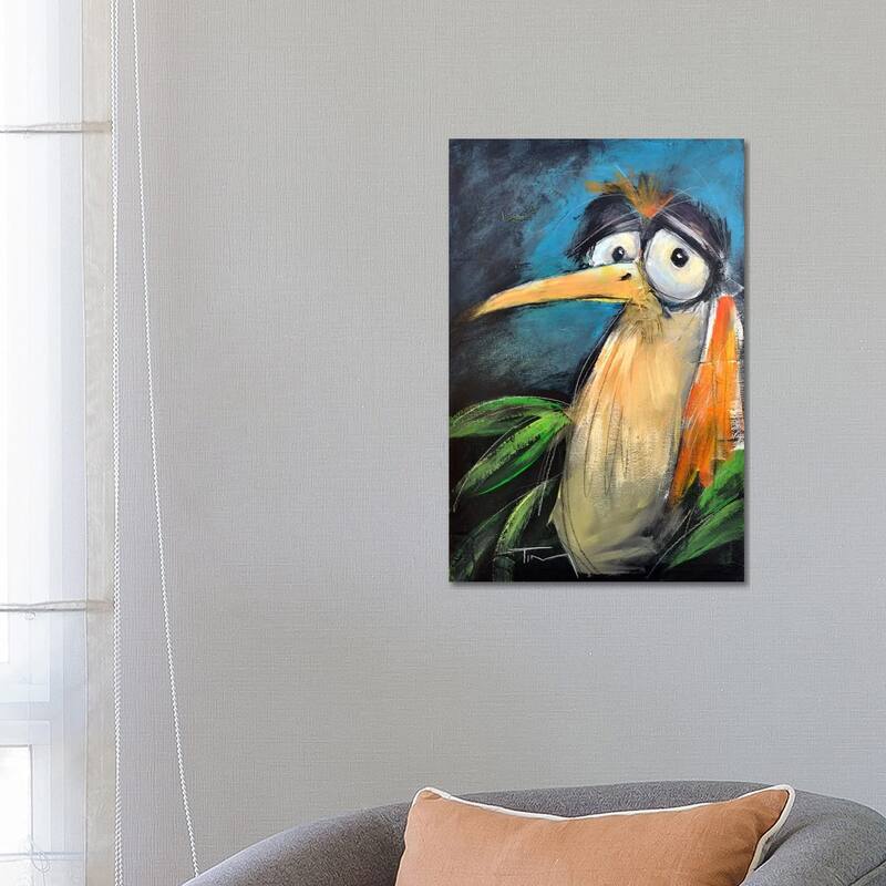 iCanvas "Larry Looks Lonely" by Tim Nyberg Canvas Print - 26x18x1.5