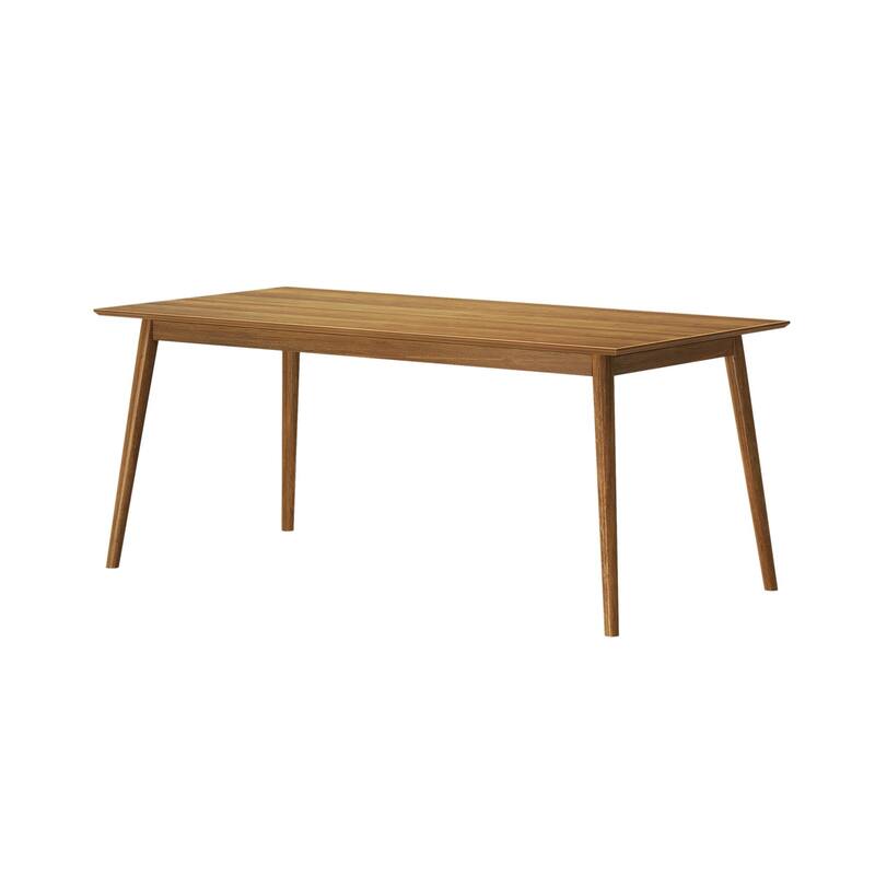 Mid-Century Modern 48" Rectangular Dining Table for 6