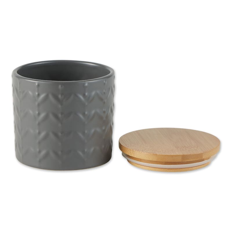 Retro Vine Texture Ceramic Canister (Set of 3)
