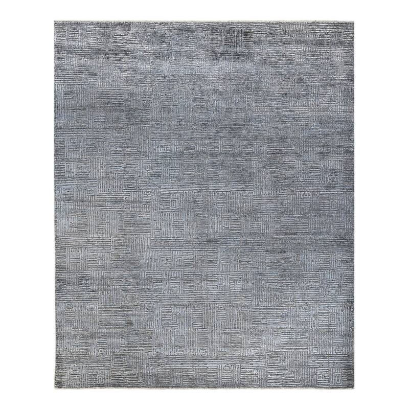 Quartz Desoto Modern & Contemporary Geometric Hand-Knotted Area Rug