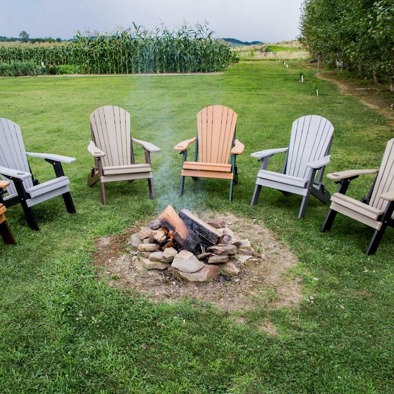 Eagle Collection Poly Folding Adirondack Chair