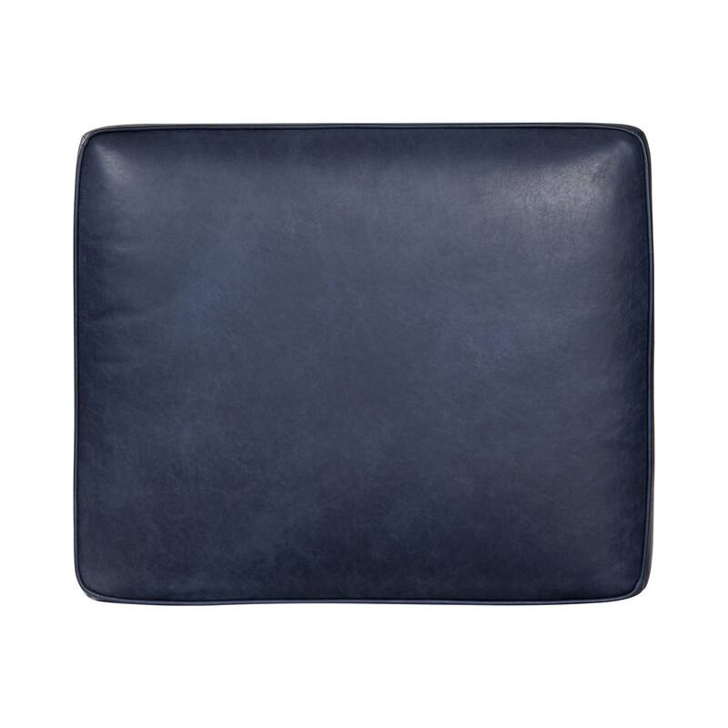 Poly & Bark Essex Genuine Italian Leather Rectangular Ottoman